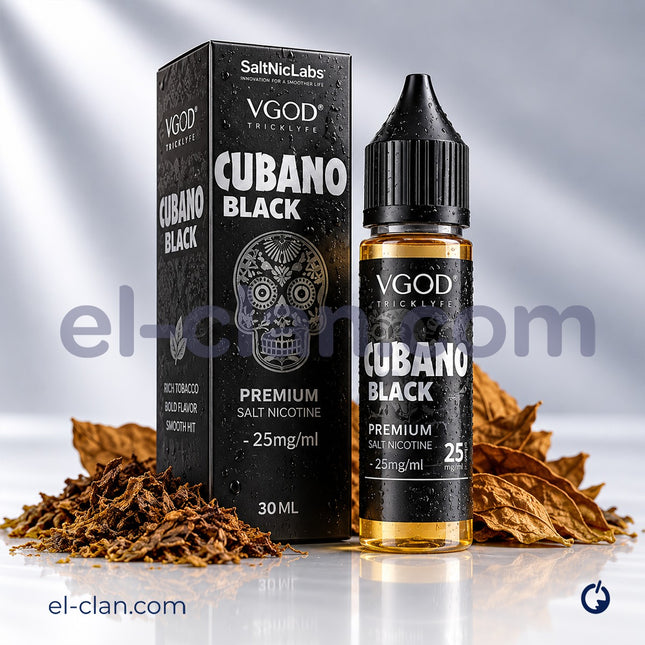 ⁨VGOD SaltNic Black سيجار بلاك