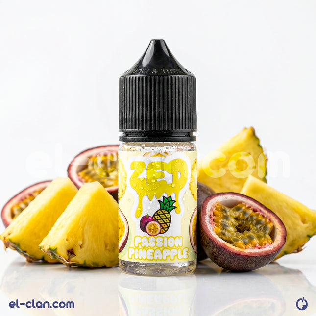 زبدة فيب نكهة أناناس من زيد إيلكوييد، سائل ليكويد محلي بنكهة فاكهة باشون فروت أناناس طبيعي.