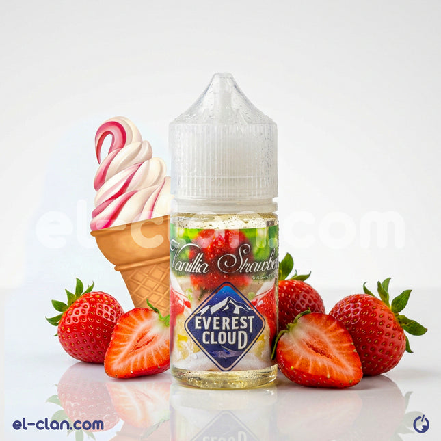 Everest Cloud Vanilla Strawberry Ice Cream ايس كريم فراوله فانيلا