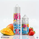 سائل فيب مانجو وفراولة من XO E-Liquid بنكهة مانجو وفراولة ساقعة، عبوة محلية عالية الجودة