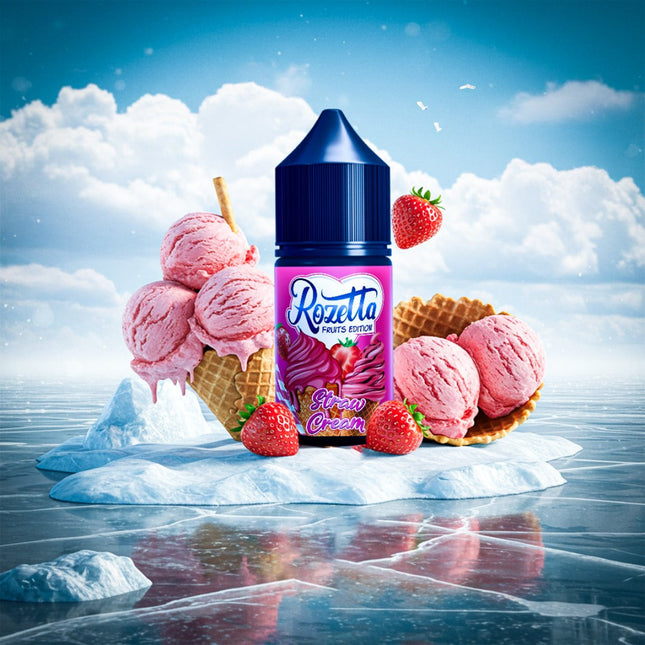 Rozetta Straw Cream  ايس كريم فراوله