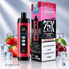 Crown Bar Alfakher Ice Adjust 25K Strawberry Cherry Disposable فراولة كرز ساقع