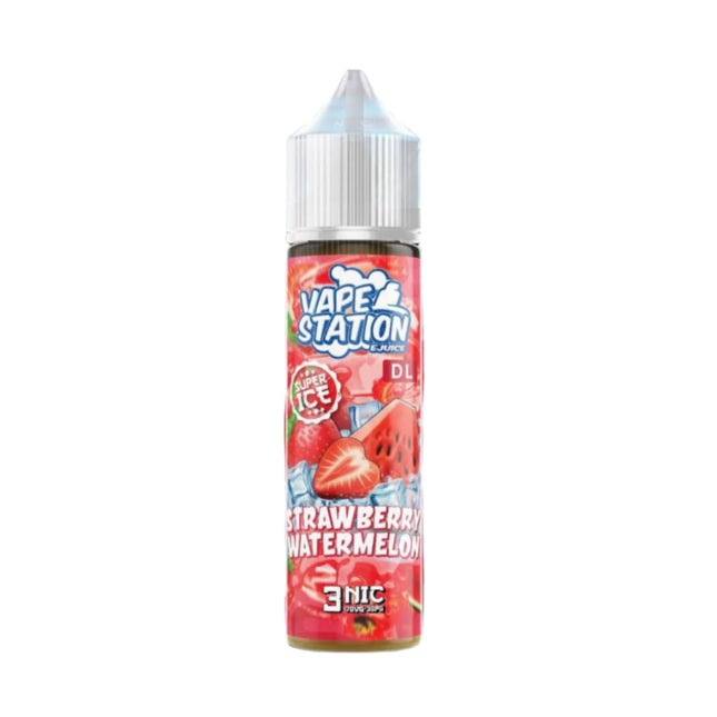 Vape Station Super Cool Strwberry Watermelon فراولة بطيخ ساقع جدا
