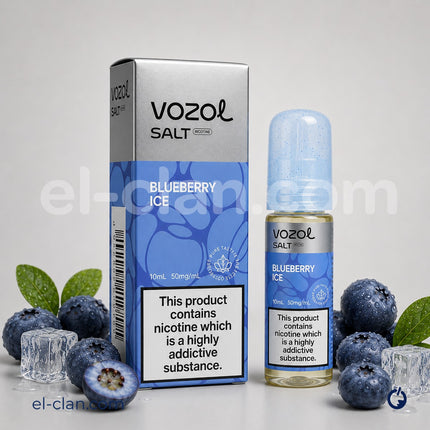 Vozol SaltNic Blueberry Ice توت ساقع
