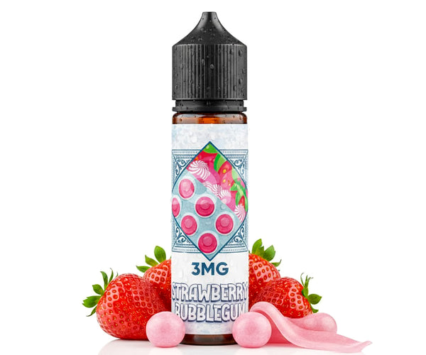 Strawberries And Cream Vape Juice Dollar Blends Strawberry Bubblegum Ice  Loaded- Strawberry Cream Crepe 120ml For