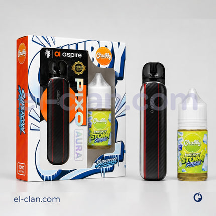 Aspire Pixo Aura + Chubby اسباير بيكسو اورا