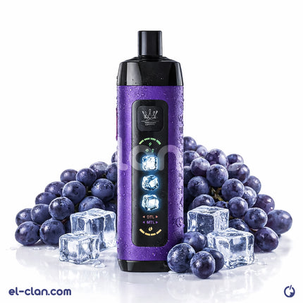 فيب ديسبوسبل من ألفاخير بنكهة عنب ساقع، عبوة تحتوي على خمس نسخ، منتج عالي الجودة للتمتع بنكهات الفيب الفاخرة