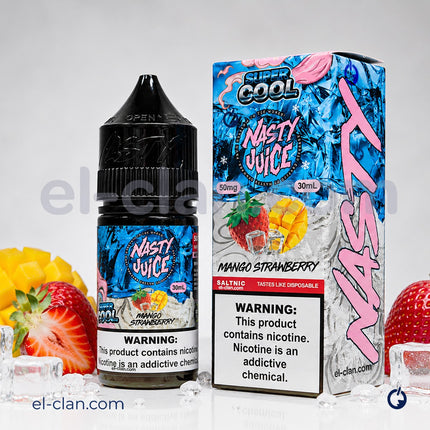 Nasty Juice Super Cool SaltNic Mango Strawberry  مانجو فراوله ساقع