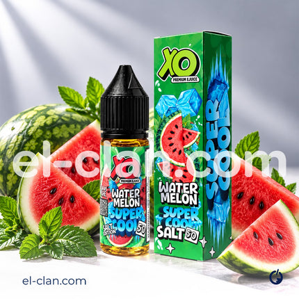 سائل فيب ليكويد بطيخ ساقع من XO E-Liquid بنكهة الملح نيكوتين Watermelon بطيخ بارد وطازج في عبوة 60 مل