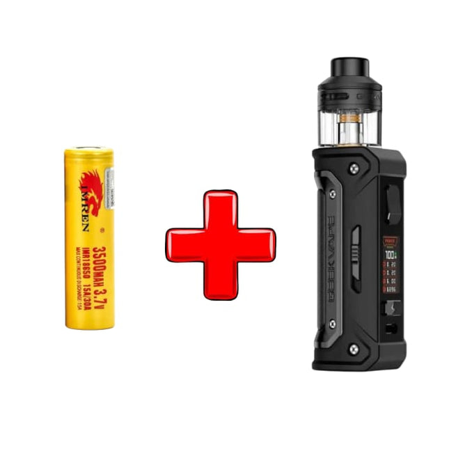 GeekVape E100 Kit + IMREN battery جيك فيب اي 1٠٠ كيت+ بطارية