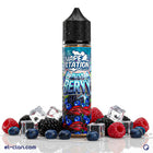 سائل فيب ليكويد توت ساقع من Vape Station E-Juice فيب ستيشن جالس في عبوة واضحة