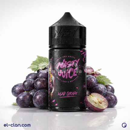 نستى جوس ASAP Grape عنب فيب ليكويد مستورد بنكهة العنب الطبيعي وزجاجة واضحة مع عبوة ناعمة وشفافة