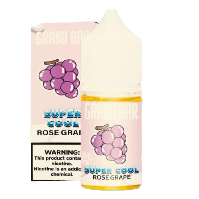Grand Bar Super Cool SaltNic Rose Grape عنب ساقع
