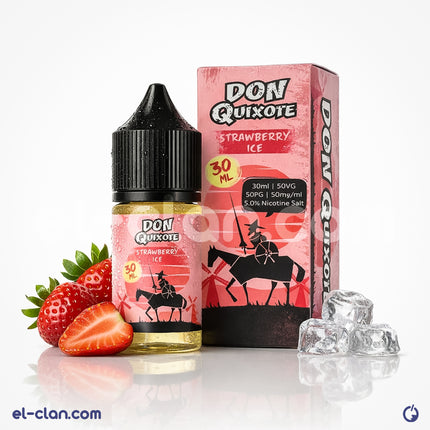 DON Quixote SaltNic Strawberry Ice فراوله ساقع