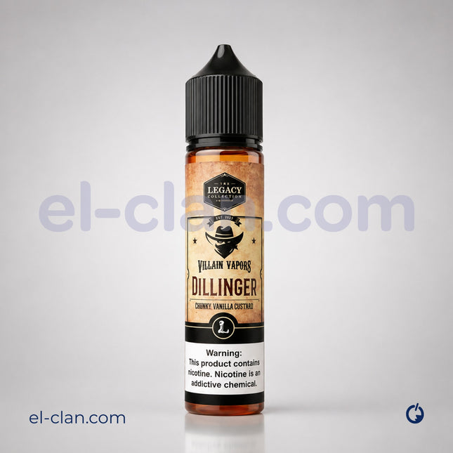 Five Pawns Villain Vapors Dillinger كراميل فانيلا كاستر