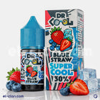 سائل فيب ليكويد DR.Cool Super Cool SaltNic بلو سترو توت وفراولة، عبوة 30 مل من ماركة DR.Cool E-Juice