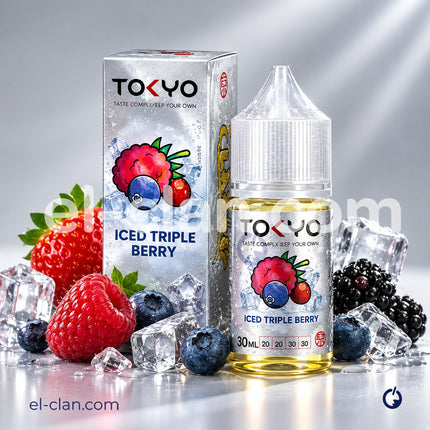 Tokyo SaltNic Iced Triple Berry  توت ساقع
