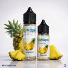 فيب فيروز أناناس من DoVape، ليكويد محلي بنكهة فواكه منعشة، يُظهر زجاجة النكهات الملونة على خلفية واضحة.