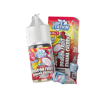 Vape Station Super Ice SaltNic Dragon Fruit Banana Cherry