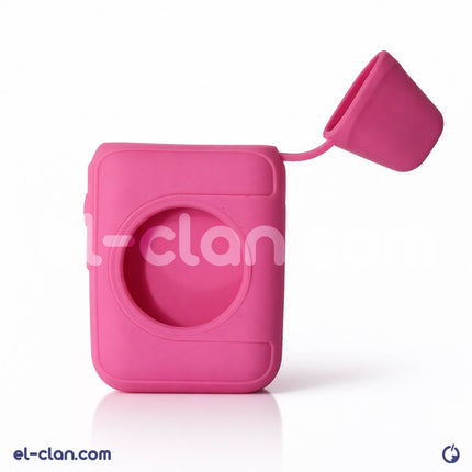 Oxva covers for vaporizer devices, rubber protective case for Oxva Vape by Klan Vape, shown in black color.