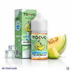 Tokyo SaltNic Super Cool Melon Melody vape juice in a sleek bottle, featuring a refreshing melon flavor for vaping.