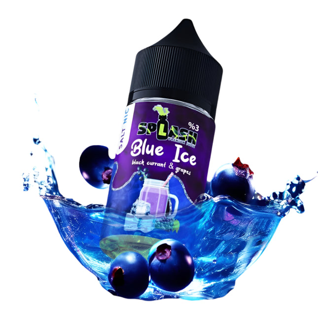 Splash blue Ice توت عنب ساقع