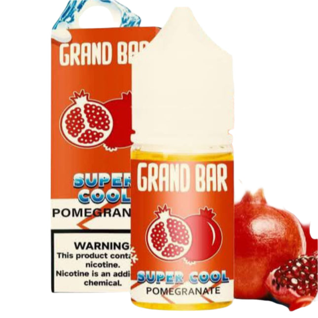 Grand Bar Super Cool SaltNic Pomegranate رمان ساقع