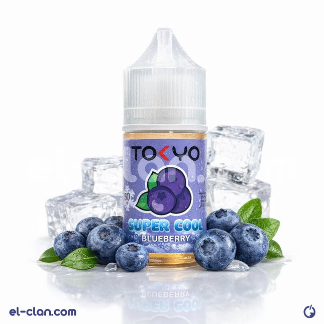 Tokyo SaltNic Super Cool  Wild Blueberry توت ساقع