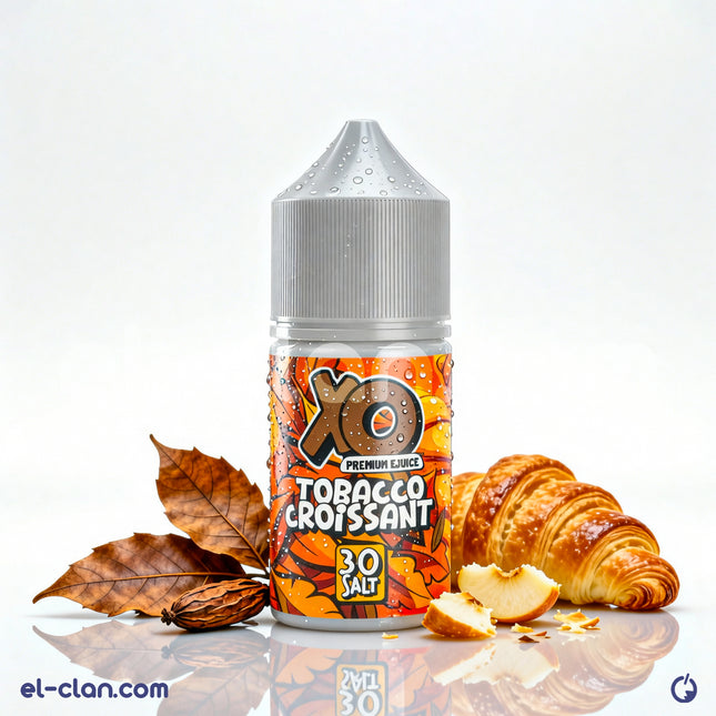 سحاب ليكويد توباكو كرواسون XO SaltNic من XO E-Liquid فيب نيكوتين محلي مع نكهة التبغ والكرواسون.