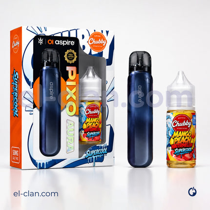 Aspire Pixo Aura + Chubby اسباير بيكسو اورا