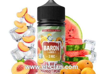 Baron Ice Watermelon Mango Peach  ساقع بطيخ ومانجو وخوخ