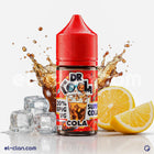 سائل فيب كولا ساقعة من DR.Cool E-Juice بنكهة ملحية، عبوة واضحة مع شعار DR.Cool على خلفية نظيفة