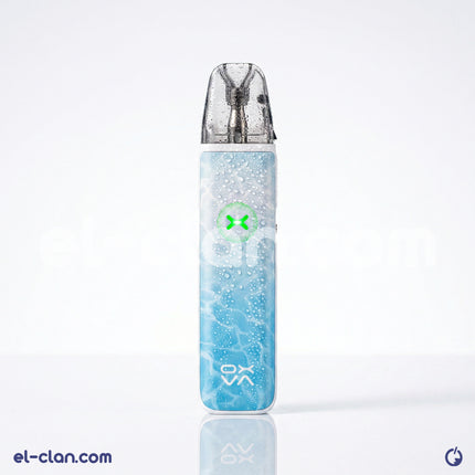 جهاز فيب هاردوير بود أوكسافا اكسليم جو 2 من علامة OXVA مع تصميم أنيق ومتين، يُستخدم للاستنشاق الإلكتروني.