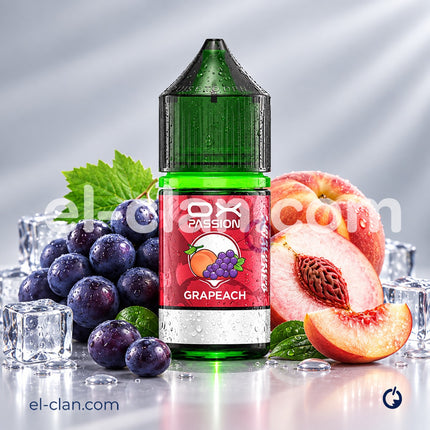 OX Passion SaltNic Grapeach عنب خوخ