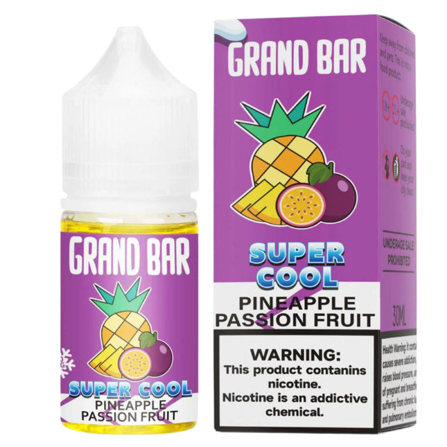 Grand Bar Super Cool SaltNic Pineapple Passion Fruit