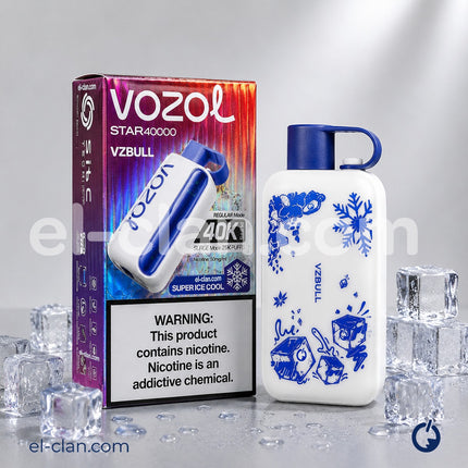 Vozol Star 40K Super Cool Vzbull Disposable مشروب طاقة ساقع