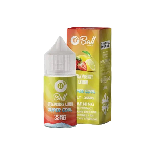 8Ball⁩ Super Cool SaltNic Strawberry Lemon فراولة ليمون ساقع جدا