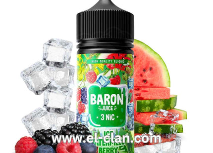 Baron SaltNic Ice Watermelon Berry بطيخ توت ساقع