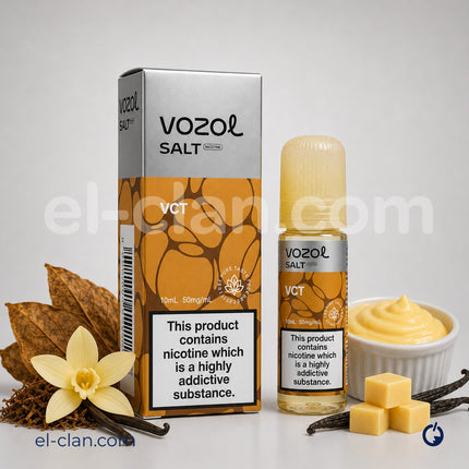 Vozol SaltNic Vct  فانيليا كريمه توباكو