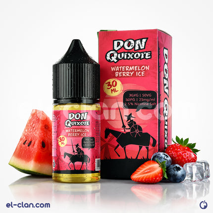 DON Quixote SaltNic Watermelon Berry Ice بطيخ توت ساقع