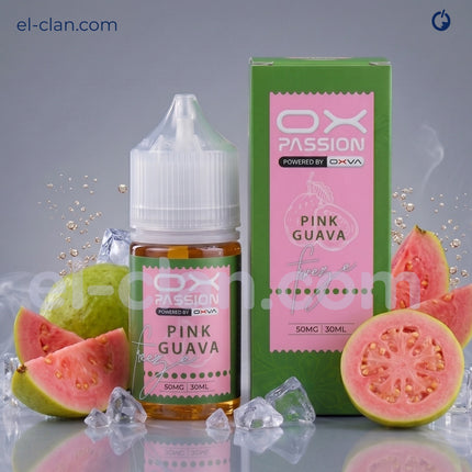 OX Passion SaltNic Super Cool Pink Guava جوافه ساقع
