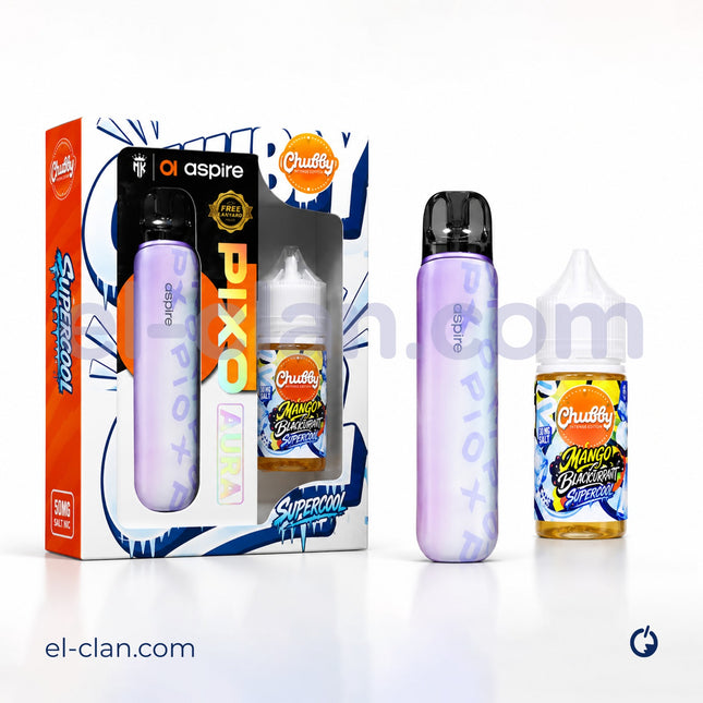 Aspire Pixo Aura + Chubby اسباير بيكسو اورا