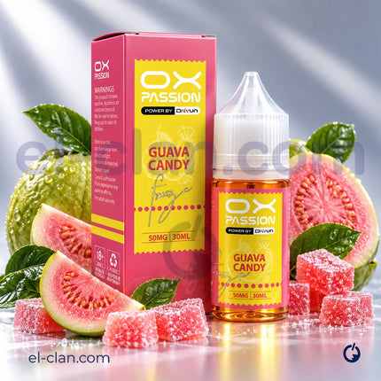 OX Passion SaltNic Super Cool Guava Candy جوافه ساقع