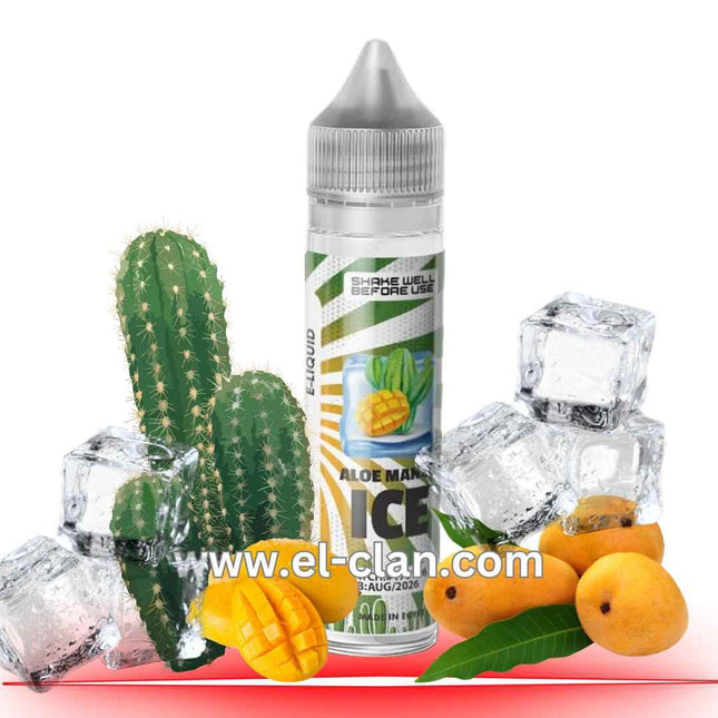 8Ball Aloe Mango Ice مانجو صبار ساقع - 8ball E-Juice -  الكلان فيب el-clan.