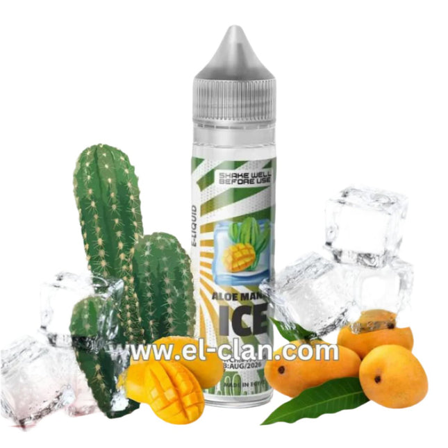 8Ball Aloe Mango Ice مانجو صبار ساقع - 8ball E-Juice -  الكلان فيب el-clan.