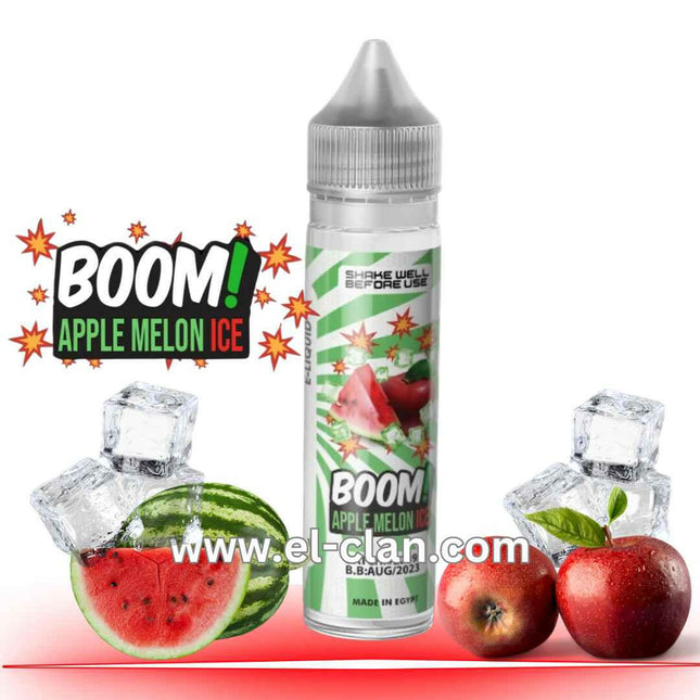 ⁨⁨⁨8Ball Boom تفاح بطيخ ساقع - 8ball E-Juice -  الكلان فيب el-clan.