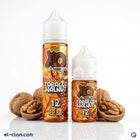 عينة من سائل فيب ليكويد محلي بنكهة عين الجمل وتوباكو من XO E-Liquid، يظهر عبوة السائل في الصورة