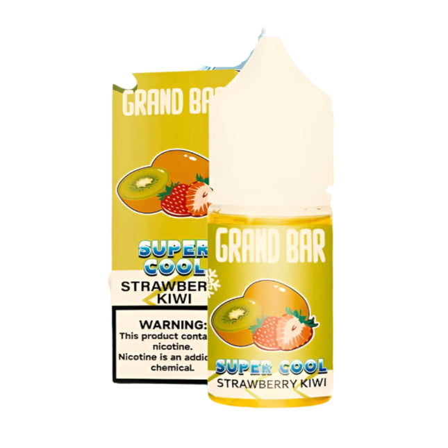 Grand Bar Super Cool SaltNic Strawberry Kiwi فراوله كيوي ساقع