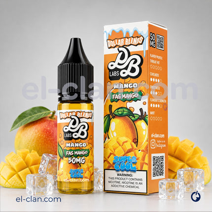 Dollar Blends Super Cool SaltNic Mango Fas Mango مانجو ساقع