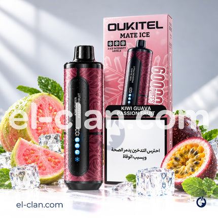 Oukitel Mate Ice 60K Kiwi Guava Passion Fruit Disposable  كيوي جوافه باشون فروت ساقع
